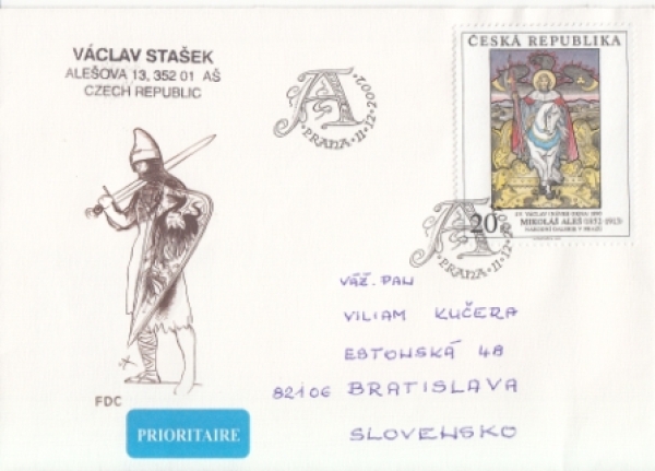 FDC 0344 - CZ 2002 12 001 ●